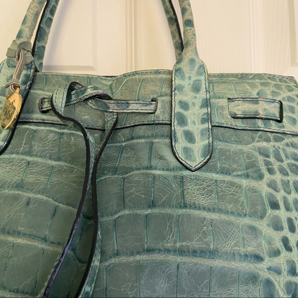 DOONEY & BOURKE Teal Leather Bag - Picture 5 of 16